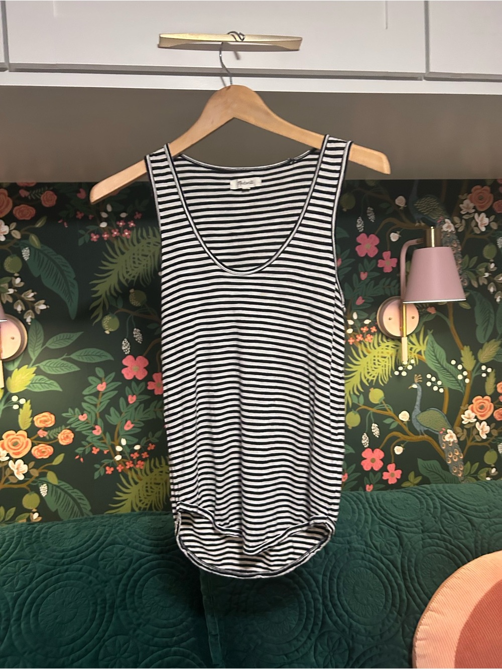 Madewell Anthem Striped Scoop Neck Tank Top